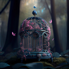 Wall Mural - cage