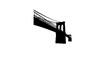 Brooklyn Bridge silhouette