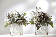 Winter Decoration With Flowers