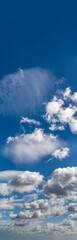 Wall Mural - fantastic clouds against blue sky, panorama