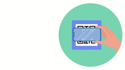 Scanning a QR code with a smart phone