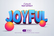 © Mockmenot - Joyful text effect fun style. Editable text effect.