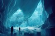 Inside a glacier cave an arctic explorer discovers an ancient frozen galleon