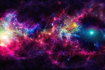 key visual of colorful tree of life in front of a galaxy