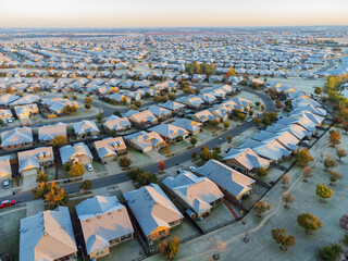 Sticker - Aerial view of some residence building