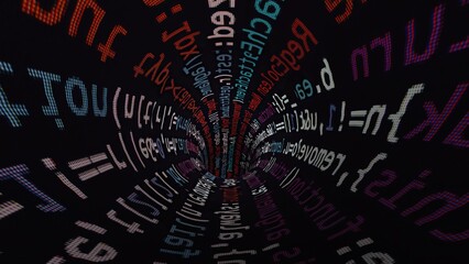 Driving through code data tunnel