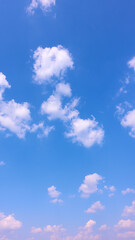 Wall Mural - sky with clouds - vertical background