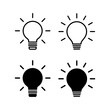 © Lunaraa - Lamp icon vector for web and mobile app. Light bulb sign and symbol. idea symbol.
