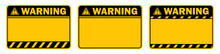 Yellow Warning Caution Sign Text Space Area Message Box Sticker Label Object Goods Commodity