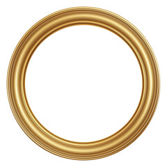 Poster - Gold round frame