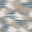 Washed vector blurry wavy ikat seamless pattern. Aquarelle effect boho fashion fabric for coastal nautical stripe wallpaper background. Stripe with blurry gradient tileable swatch.