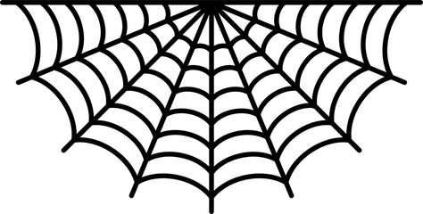 Canvas Print - Spider web icon clip art