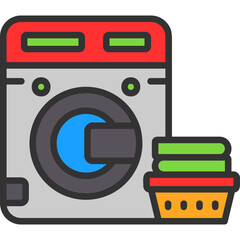 Canvas Print - Laundry Icon