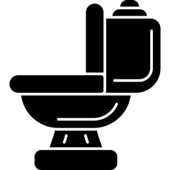 Canvas Print - Toilet Icon