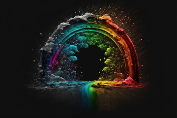 rainbow art