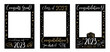 © Simeonn - Graduate photo booth frame set. Props with Class of 2023. Selfie frame. Kit for graduation party. Decorations party supplies. Graduation party photo booth frame. Gold and black vector class of 2023.