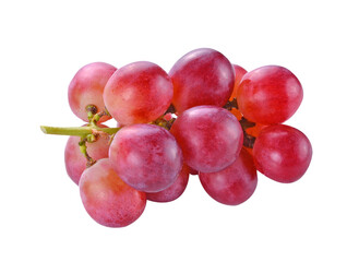 Poster - Red grape on transparent png