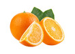 orange fruit isolated on transparent png