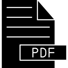 Canvas Print - Pdf Icon