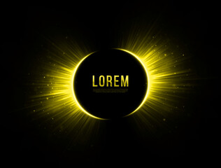 Wall Mural - shiny explosive banner on transparent background. luminous design for discount, sales and greeting c