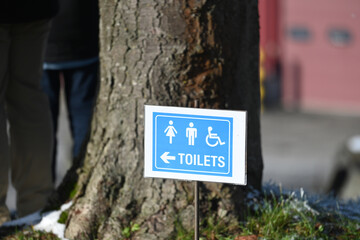 Canvas Print - WC toilettes sanitaires santé handicapé