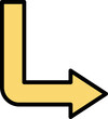 © Graphixs Art - Down right Vector Icon Design Illustration
