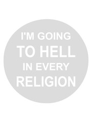 Canvas Print - im going to hell 