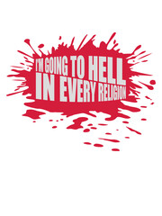 Canvas Print - im going to hell 