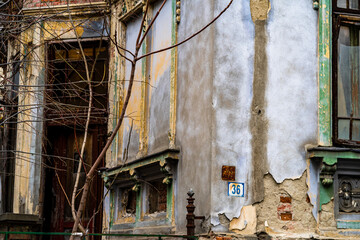 Wall Mural - Historic building architecture in Bucharest, Romania, 2022