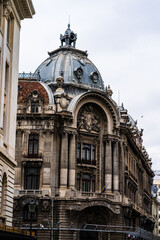 Wall Mural - Historic building architecture in Bucharest, Romania, 2022