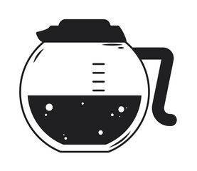 Sticker - coffee pitcher icon