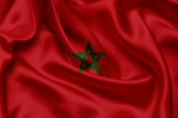 moroccan national flag of morocco