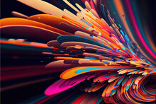 Beautiful Abstract Colorful Background As Header Wallpaper