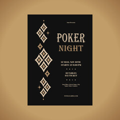 Poker Night Flyer	