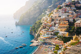 Positano town on Amalfi coast in Italy