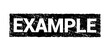 Example vector stamp icon. Sample watermark rubber stamp