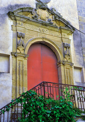 Wall Mural - church of santa teresa enna sicily italy