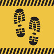 Logo sentiers de randonnée.