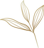 Gold leaf branch 