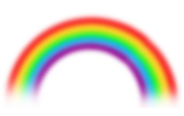 Wall Mural - transparent rainbow light element