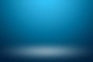 Abstract blue template background. Picture can used web ad. Blank space gradient wall.