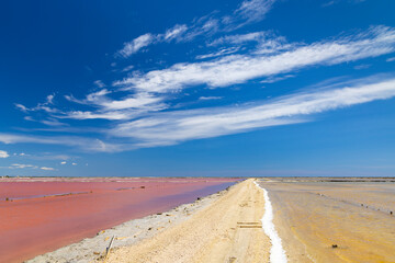 Salin de Giraud in Camargue region, Provence, France