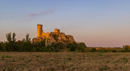 Chateau de l´Hers ruins near Chateauneuf-du-Pape, Provence, France