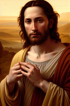 portrait of Jesus Christ or Jesus of Nazareth 01
