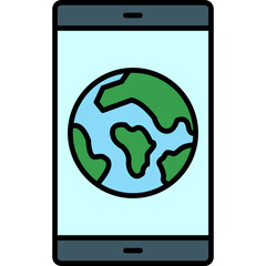 Sticker - Smartphone Icon