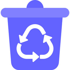 Sticker - recycle bin icon