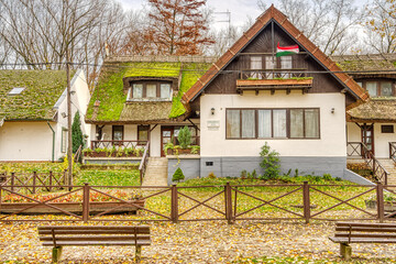 Sticker - Autumn colors in the Hungarian countryside, HDR Image