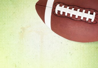 Poster - Classic leather american Football ball