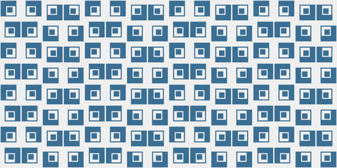 Poster - Blue squares abstract canvas. Vector decor and print, stylish design of seamless surfaces.