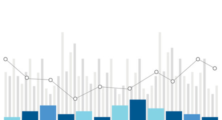 Wall Mural - grafici, economia, finanza, statistica